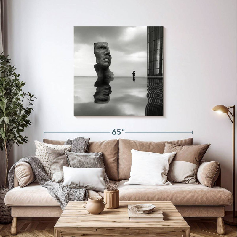 Leisha Face Reflection, 39" H x 39" W