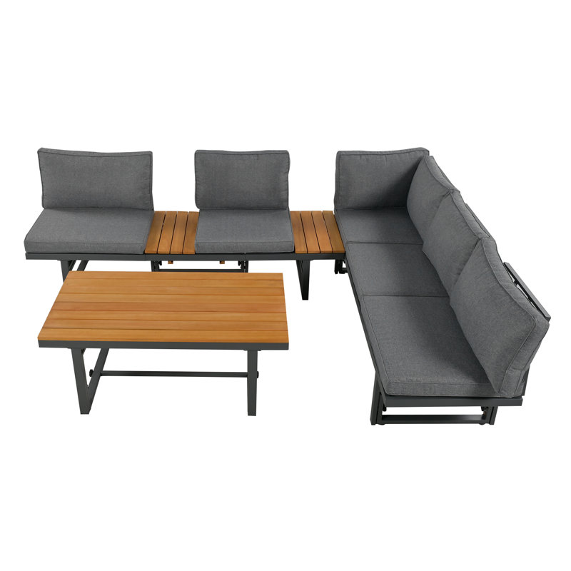 Albrightsville 5 - Person Garden Lounge Set with Cushions