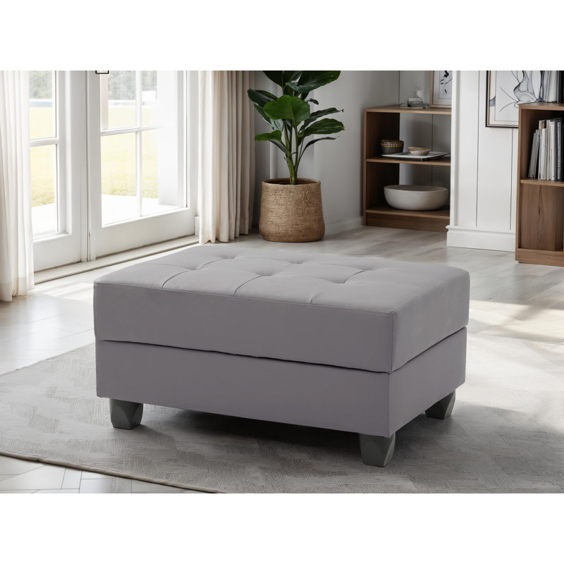 Oeiras Gray Ottoman