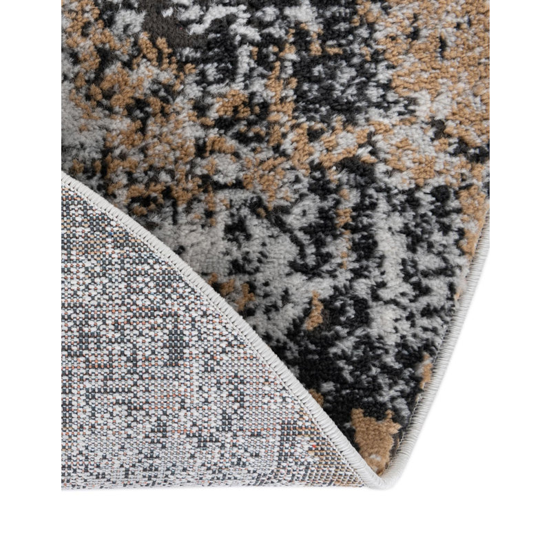 Brown Area Rug, Round 4'1"