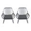 Chaise de patio avec coussins Darryl