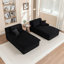 Canapé-lit rembourré avec coussin et coussins moelleux-346023552