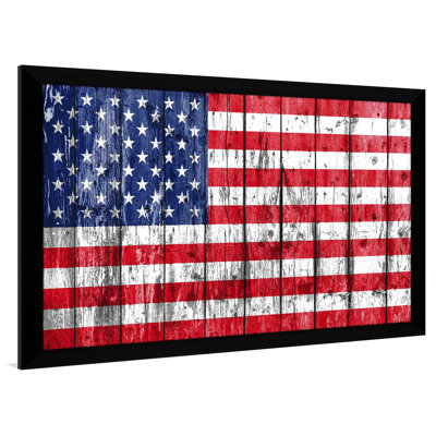 «Pledge Allegiance USA», reproduction d'impression encadrée