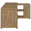 Bureau d'ordinateur à 3 tiroirs Caelum Mango 60 po, L 60 po x l 47,25 po x H 29,5 po, 1 pièce, bureau d'ordinateur - couleur mangue