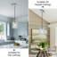Luminaires suspendus modernes pour îlot de cuisine Luminaires suspendus en cristal d'intérieur pour salle à manger, cuisine, salon, chambre à coucher-1920258580-1920258582