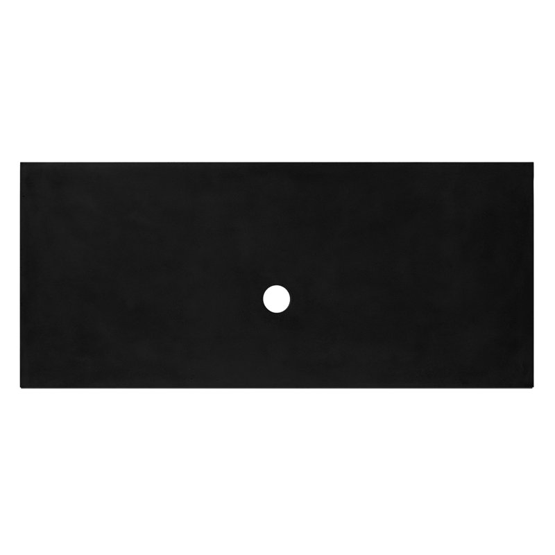 48.5" Single Bathroom Vanity Top, Charcoal, No Hole