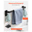 Ensemble de quincaillerie de salle de bain 10 pièces noir mat, barres à serviettes, supports et accessoires en acier inoxydable