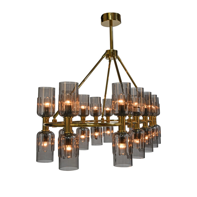 Lustre de salle à manger Escalade D54, Laiton poli