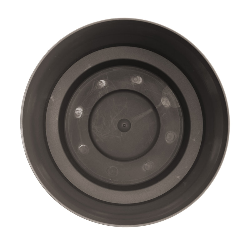 Pot de fleurs intérieur / extérieur Harlow, H 14,13 po x l 13,63 po x P 13,63 po, Brun