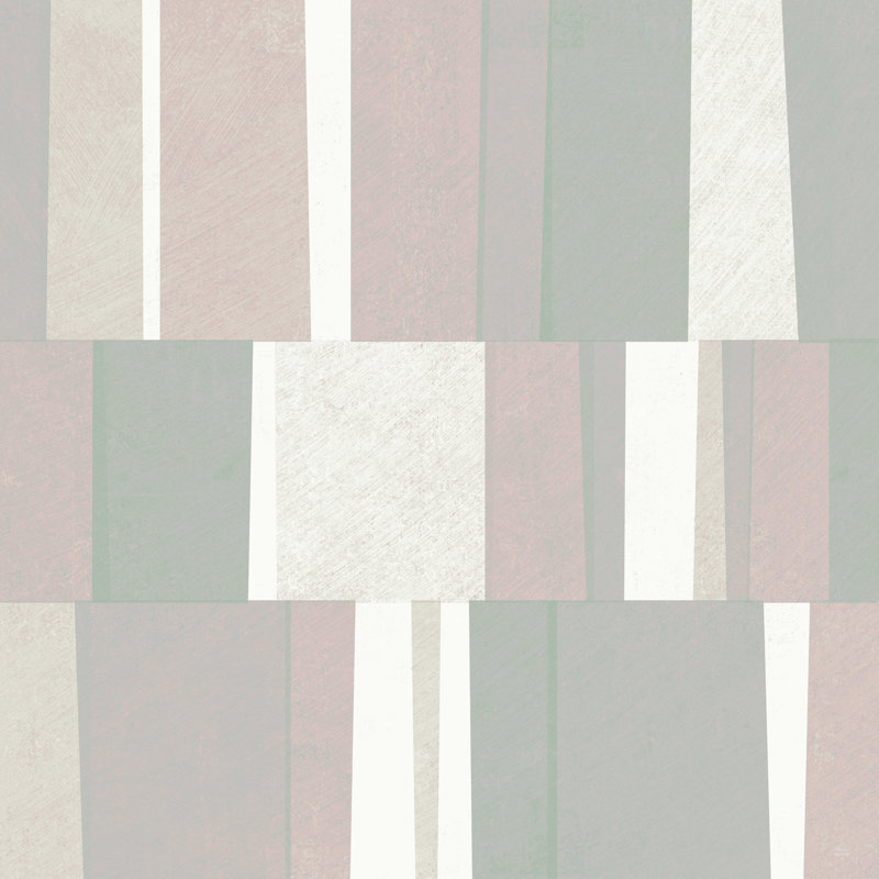 Pastel abstrait, H 20 po x l 20 po