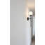 Applique murale moderne Mid-Century avec globe en verre de lait, design noir minimaliste pour meuble-lavabo, chambre à coucher et salon, lampe murale industrielle câblée