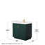 Miranda 36" Freestanding Single Bathroom Vanity with Quartz Top-97987365-97987363-97991451