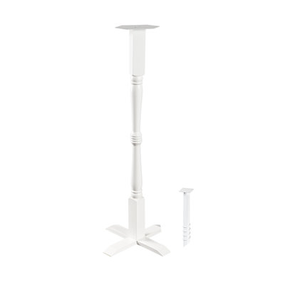 Wood Pedestal Birdhouse Pole