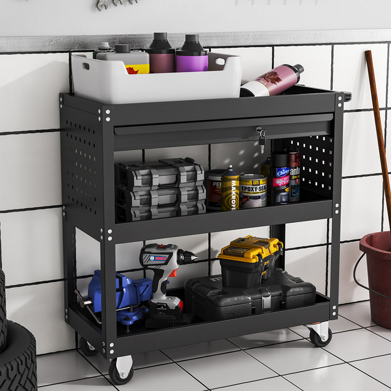 79cm H x 72cm W Utility Cart with Wheels