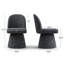 Chaise d'appoint rembourrée pivotante-1449863387