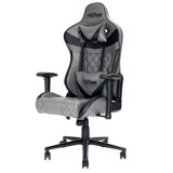 Techni Sport Adjustable Reclining Ergonomic Swiveling PC & Racing Game Chair in Gray