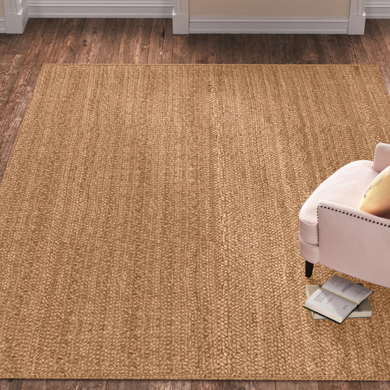 Meador Hand Braided Chindi Rugs, Rectangle 8' x 10'