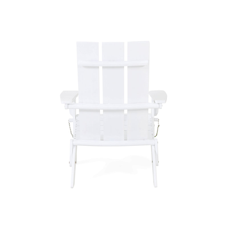 Chaise Adirondack pliable, White