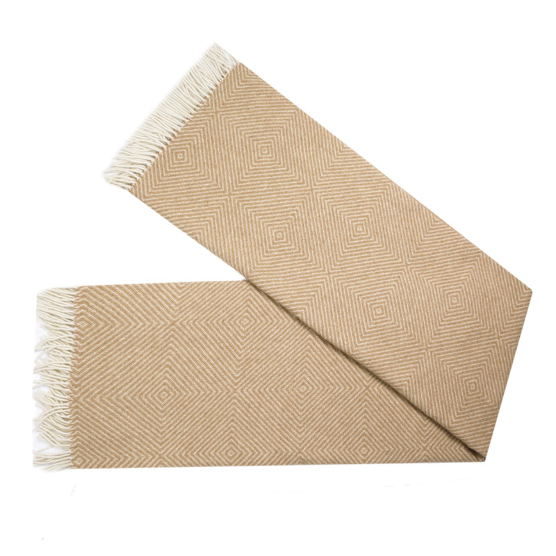 Merino wool blanket Gurekam, Beige