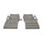 80'' Outdoor Wicker Chaise Lounge Chairs Set of 2, Patio Rattan Reclining Chair Pull-out Side Table Adjustable Backrest Ergonomic Wave Design Pool Sunbathing Recliners-811527828