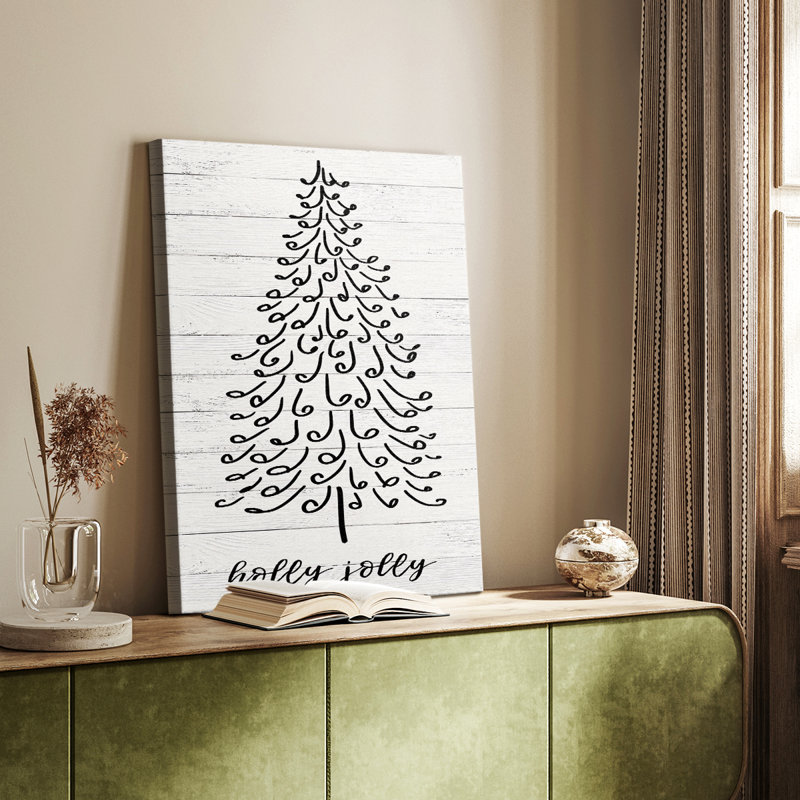 Holly Jolly - galerie Cavas sur mesure, H 48 po x l 32 po