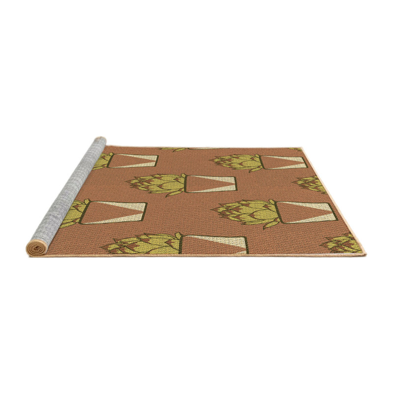 Tapis 100% à motif lavable à la machine 2989 11, Rond 3 pi