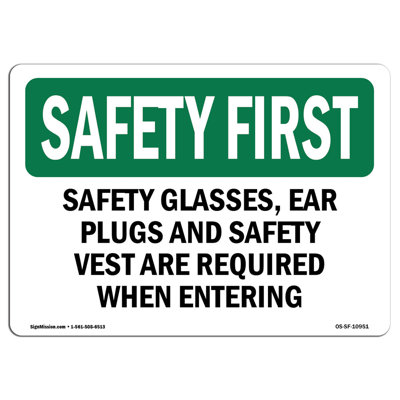 Safety First Sign