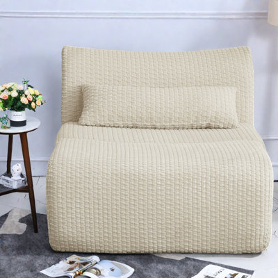 Multifunctional Cream Corduroy Sofas, Modern Oversized Cloud-inspired For Living Room