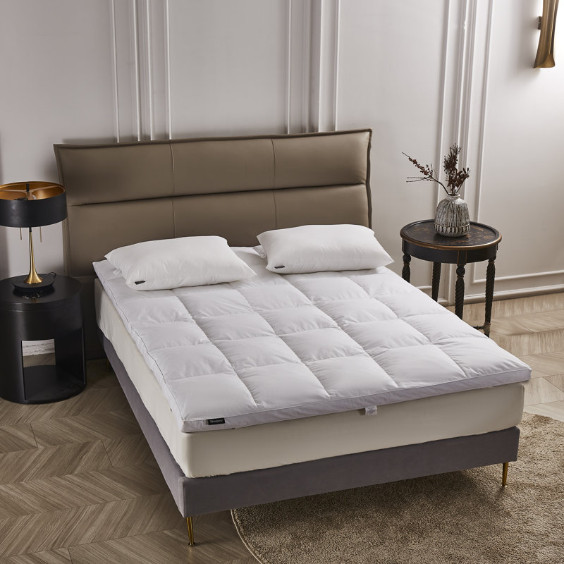Beautyrest 100% Cotton 3-Inch Thick Soft Featherbed, Queen