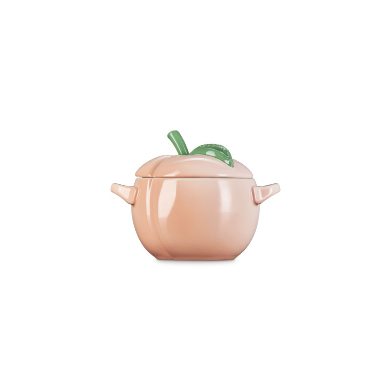 Le Creuset Stoneware Peach Mini Cocotte, 16 Oz. - Peche