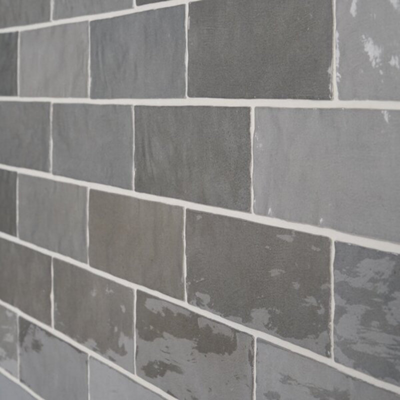 Portmore 3x8 Glazed Ceramic Tile, Gray