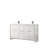 Lafarre 60 in W x 20 in D Double Bath Vanity and Gun Metal Faucet Set-104786647-113056874