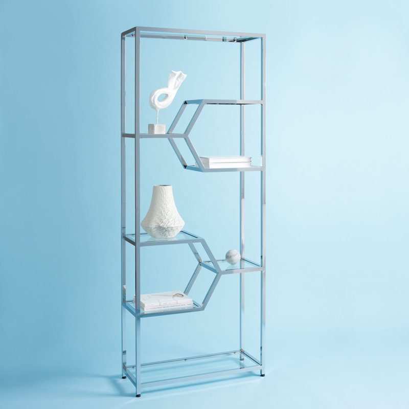Étagère à livres en fer H 90,6 "x l 35,4" Benoît