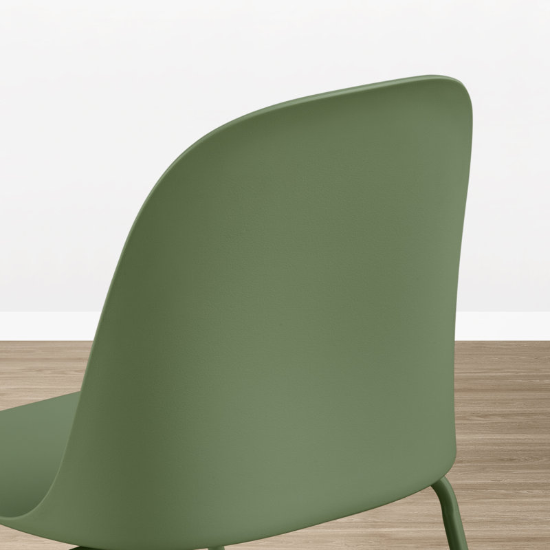 Stackable Dining Chairs, Green