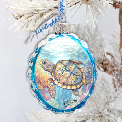 3.5'' Glass Animals Lighted Holiday Shaped Ornament