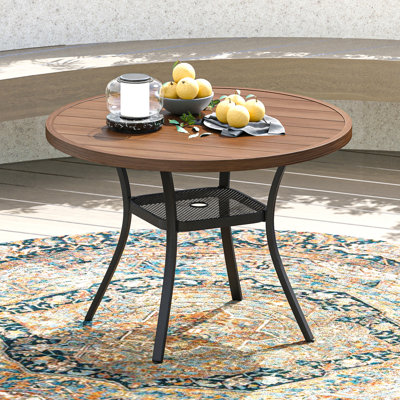 Teressa Round Outdoor Dining Table
