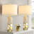 22.5" H Translucent Table Lamp