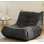 Fauteuil d'appoint moderne avec accoudoirs à compression et capitonnage sans accoudoirs, rembourrage en mousse à mémoire de forme et base antidérapante pour le salon ou la chambre à coucher