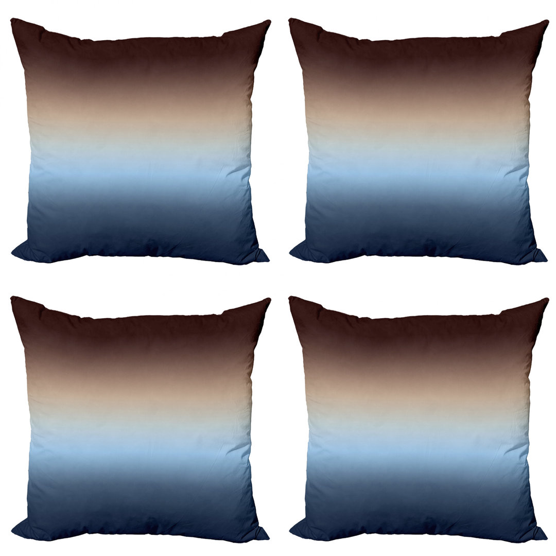 Square Pillow Cover (Set of 4) Ambesonne 