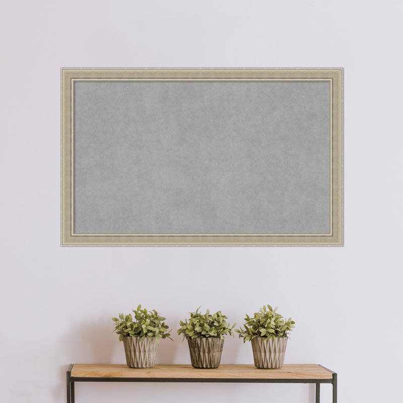 Tableau magnétique à cadre argenté Mezzo, H 28 po x l 44 po