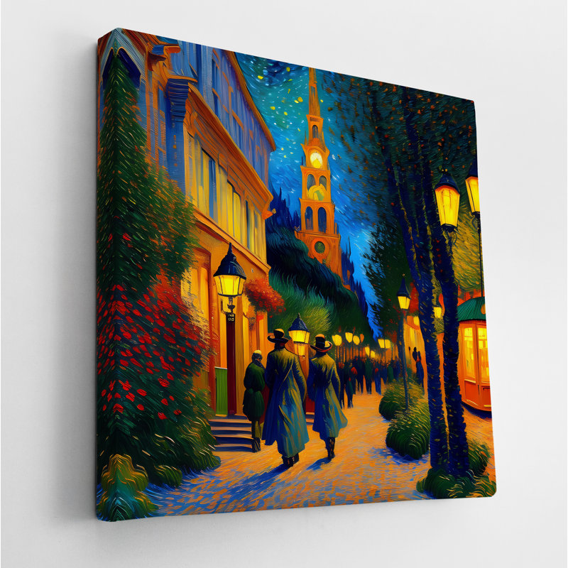 Copenhagen Night, 42" H x 42" W