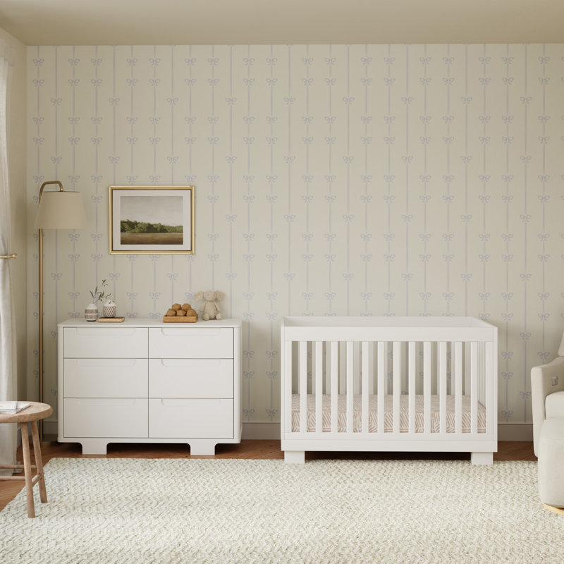 Modo 3-in-1 Convertible Crib, White