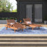 Ensemble de chaises longues inclinables 72 po Alyisa