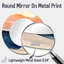 «Pink Blue Bold Landscape Bold Mountains I», art mural miroir montagnes du paysage-96343344