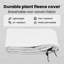 Vidaxl Frost Protection Plant Fleece Covers 5 Pcs White 1.55 X 1.55 M-121122481-121122464