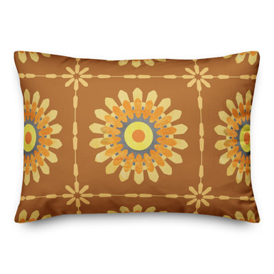  Coussin décoratif floral intérieur / extérieur en polyester