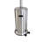 Patio Heater 46,000 - Ample Heat Generation, Aluminium Material, 85.05 In Height, Easy Assembly Instructions Included Standing Efficient Steel Gray Look, 68.44 Lb Weight, Shut-Off Valve