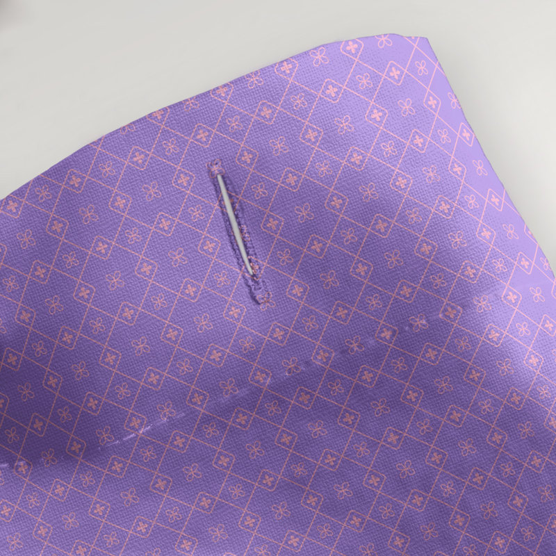Rideau de douche simple Katelyn Elizabeth, Mauve / Rose