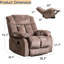 Fauteuil inclinable électrique lève-personne de 36,6 po avec télécommande Nekizia-636047245