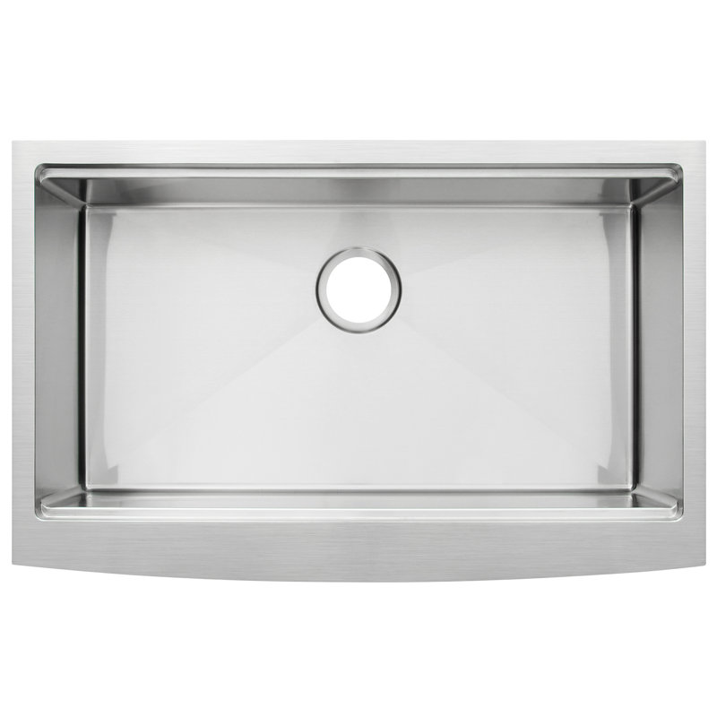 33'' L Single Bowl Stainless Steel Kitchen Sink